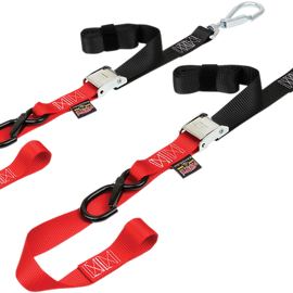 Cam Tie-Down - 1.5" - Black/Red