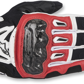 SMX-2 Air Carbon V2 Gloves - Black/Red/White - 2XL