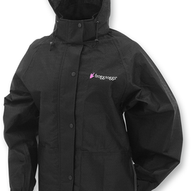 Women's Pro Action Rain Jacket - Black - Small