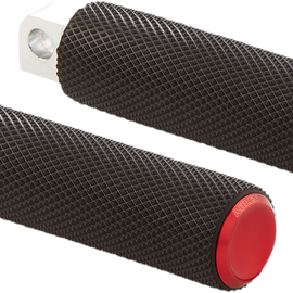 Posapies Pasajero Arlen Ness Knurled Rojos FLDE