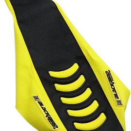 Double Grip 3 Seat Cover - Black/Yellow - Suzuki