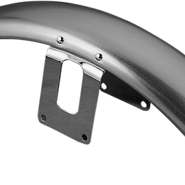 XLX-Style Front Fender with Chrome Side Braces - Steel