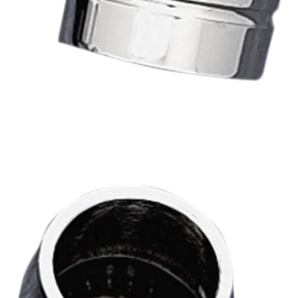 Grooved Hose Clamp - Chrome - 3/8"