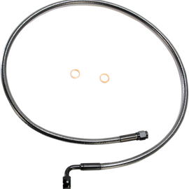 Brake Line - Front - Black Pearl - 34"