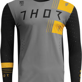 Prime Strike Jersey - Gray/Lemon - Medium