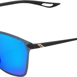 Legere® Sunglasses - Square - Black - Blue Mirror