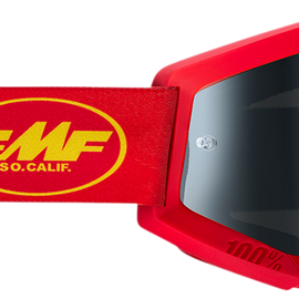 PowerCore Sand Goggles - Flame - Red - Smoke