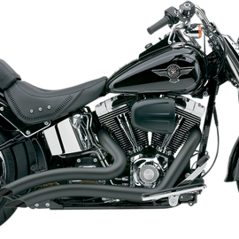 Escapes Cortos Speedster Swept Negros Cobra 07-11 Softail