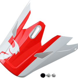 Sector Visor - Shear - Red/Light Gray