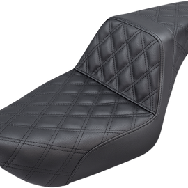 Step Up Seat - Lattice Stitched - Black - Dyna556121709