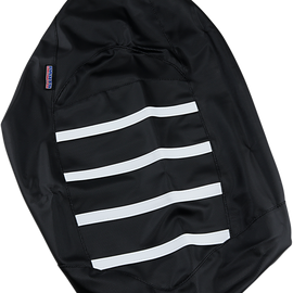 Ribbed Seat Cover - Black/White - Ski-Doo