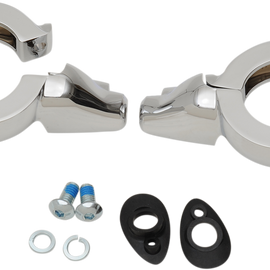 Turn Signal Mount - 41mm - Chrome
