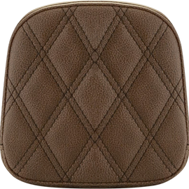 Lattice Stitched Sissy Bar Pad - Brown