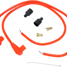 Universal Spark Plug Wire Kit - 90 degree - Orange