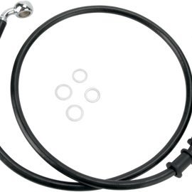 Brake Line - Front - Black - +8"