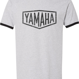 Yamaha Vintage Raglan T-Shirt - Gray/Black - Small