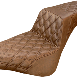 Step Up Seat - Lattice Stitched - Brown730019143