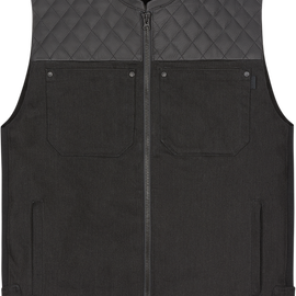 Chamonix Denim Vest - Black - XL