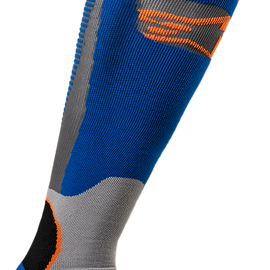 MX Plus 1 Socks - Blue/Orange - Small/Medium