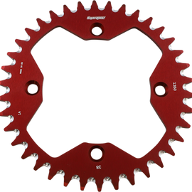 Rear Sprocket - Alloy - Red - 38-Tooth