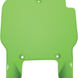 Front Number Plate - Green - Kawasaki