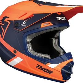 Youth Sector Helmet - Split - MIPS® - Orange/Navy - Medium