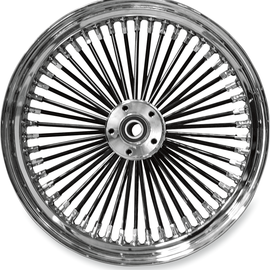 Front Wheel - Dual Disc/No ABS - Black Chrome - 21"x3.50" - '08-'19