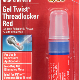 Gel Threadlocker - Red - 0.35 oz. net wt.