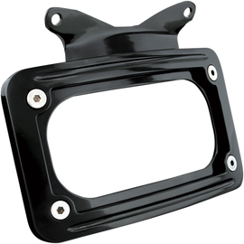 Curved License Plate Mount - Black