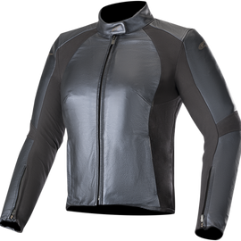 Stella Vika v2 Leather Jacket - Blue - US 6 / EU 42