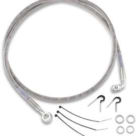 Front Brake Line Springer 95-06 Clear-Coated Stainless Steel