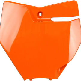 Front Number Plate - Orange - KTM