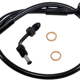 Upper Brake Line - 20" - Black