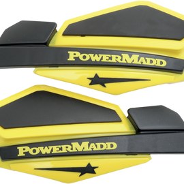 Handguards - Suzuki Yellow/Black