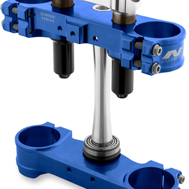 Triple Clamp - Spring - SFS - Husqvarna Blue