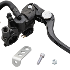 Black/Black 19 mm Radial Master Cylinder w/ Smoke Reservoir