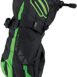 Pivot Gloves - Black/Green - Large