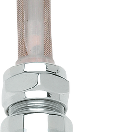 Forward Round Petcock - Chrome