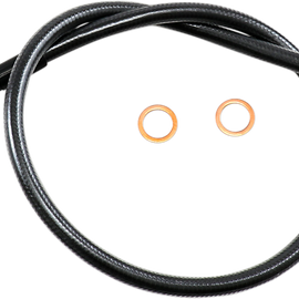 Black Pearl Brake Line - 90° 12 mm - 24"