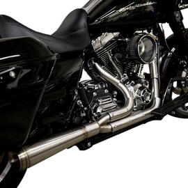 Assault 2:1 Exhaust - Full Stainless - Straight - '17-'20 Touring