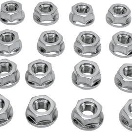 Lug Nut - 10 mm - Flat Base - 16 Pack