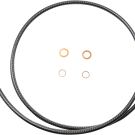 Brake Line - Front - 35°/90° - 50" - KARBONFIBR