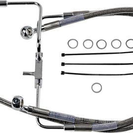 Brake Line - +8" - Stainless Steel - XL