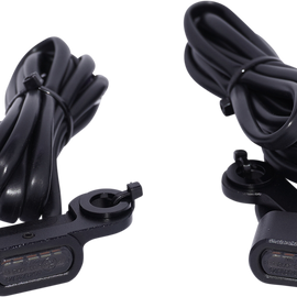 Marker Lights - Amber/White - Smoke Lens - Black