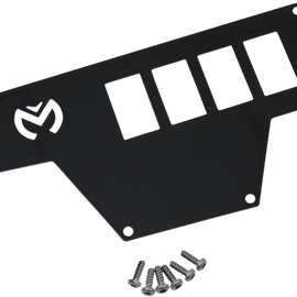 Large Dash Plate - Left - Black - RZR