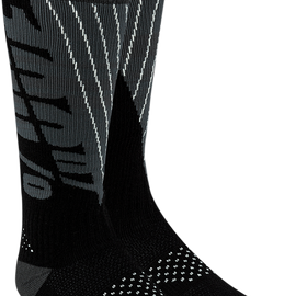 Torque Comfort Moto Socks - Black/Gray - Small/Medium