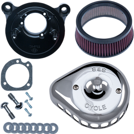 Air Cleaner Chrome Mounted 01-17Twin Cam