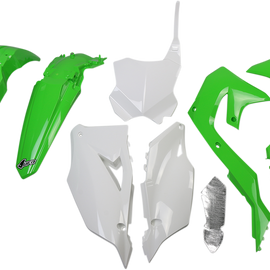 Replacement Body Kit - OEM Green/White - KX450F