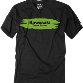 Youth Kawasaki Teamgreen T-Shirt - Black - Medium