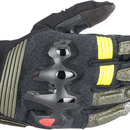 Halo Gloves - Black/Yellow - Medium